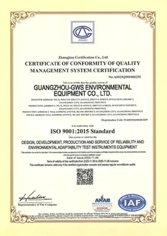 Certificación de Sistema de Gestión de Calidad (ANAB)