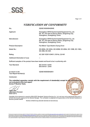 GC - Certificación LVD