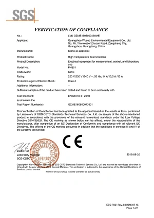 PH201 - Certificación LVD